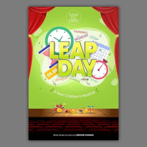 Musical school event poster