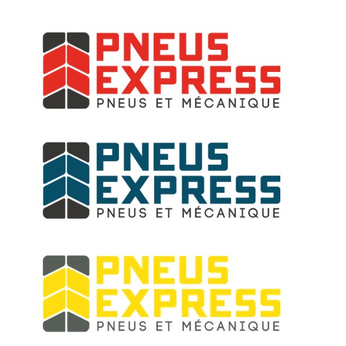 Express (Express Tires), Pneus Action (Action Tires), Pneus Total (Total Tires), Pneus Extra (Tires Extra) needs a new logo