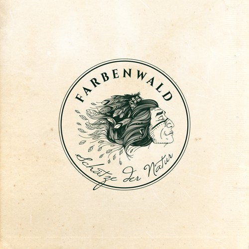 Shaman logo design for Farbenwald