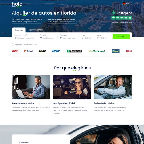 Hola - A Car Rental Service 