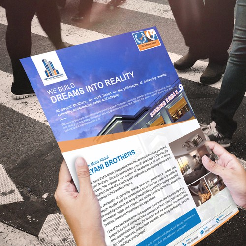 Design Flyer Seyani Brothers A4