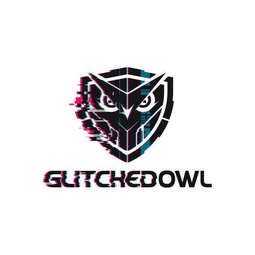 Logo design for GlitchedOwl
