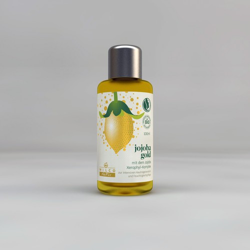 Jojoba Cosmetic Oil concept