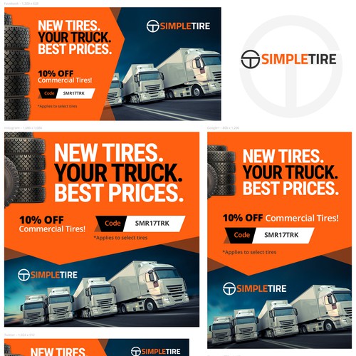 Advertising campaign for the tire dealer