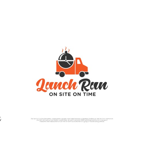 Food Delivery Logo to Construction Sites