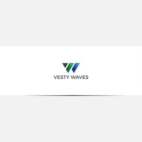 Design a logo and social pack for a news website, vestywaves.com