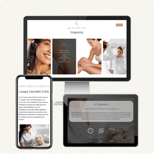 High-end Luxury Cosmetic Clinic website 