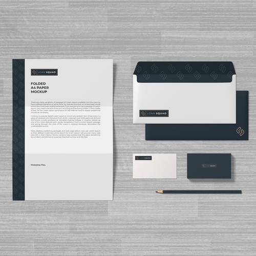 Bold design for a financial company 