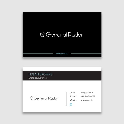 General Radar Business card