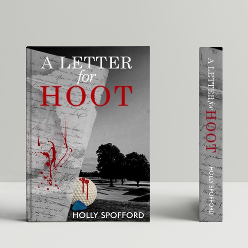 Design an interesting, intriguing book cover for a first-time murder mystery author