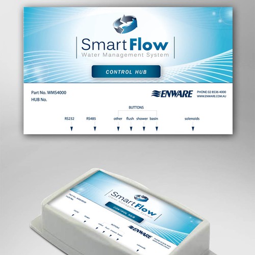 New label design for Smart Flow wanted by Enware Australia  Pty Ltd