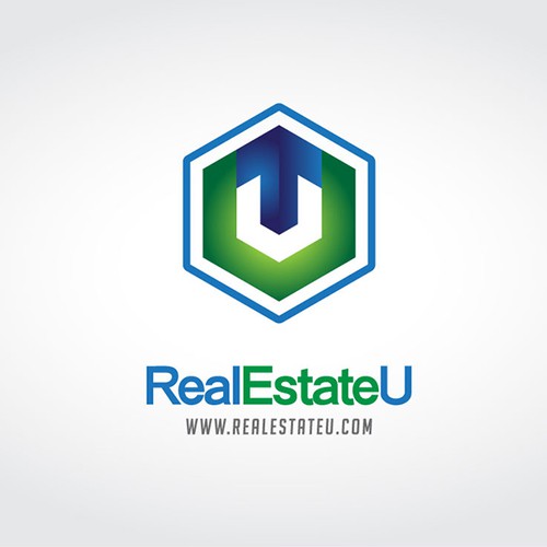 Creative logo for RealEstateU.