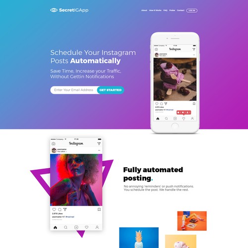 Landing Page Concept