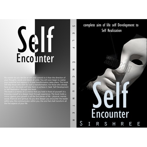 5.5 X 8.5 Inches Book Cover Design Titled "Self Encounter"