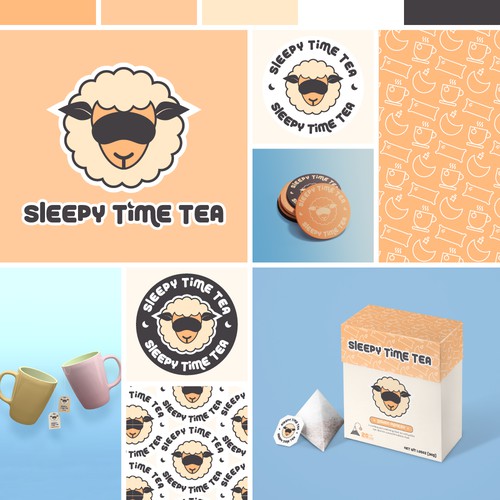 Sleepy Time Tea Brand Identity - Family Herbal Tea