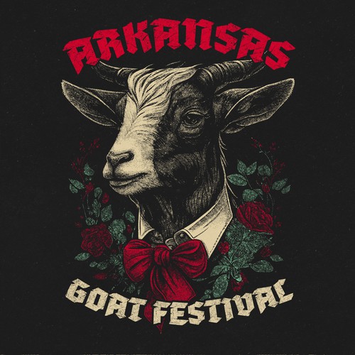 Shirt illustration for goat festival