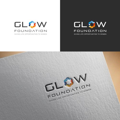 Modern Wordmark logo for women Foundation