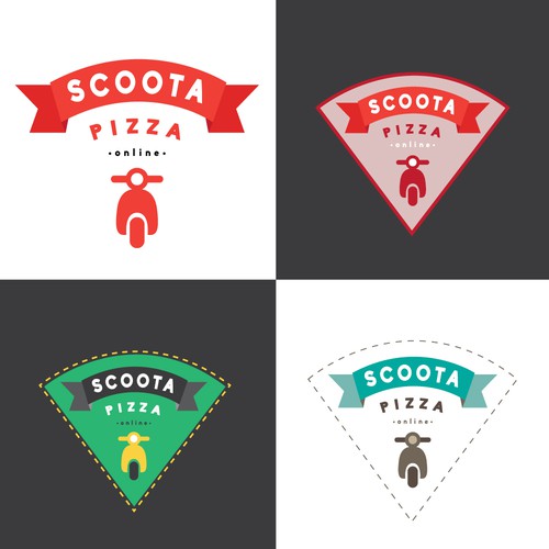 Bold Logo Concept for Online Pizza