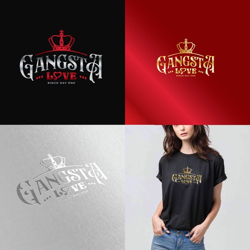 GANGSTA ❤️ logo for streetwear hip & cool