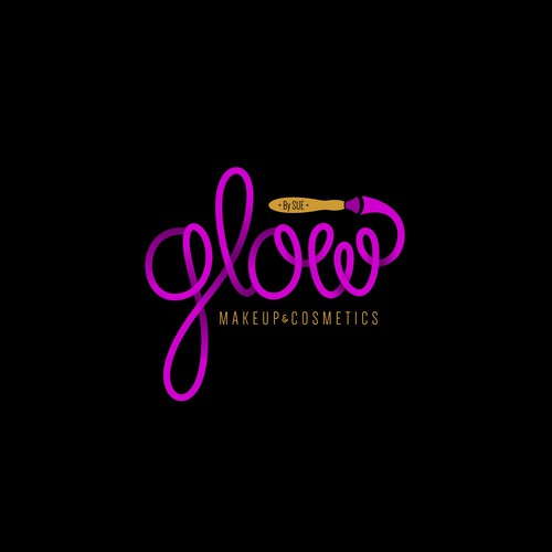 Creating Logo for Glow by Sue