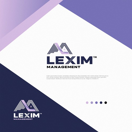 LM Initials Home Logo Design