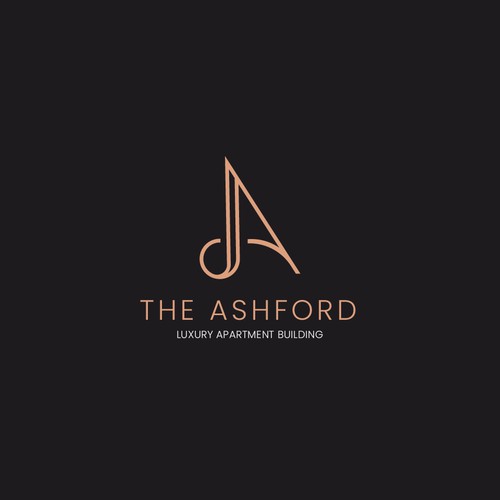 luxury logo for Apartment building