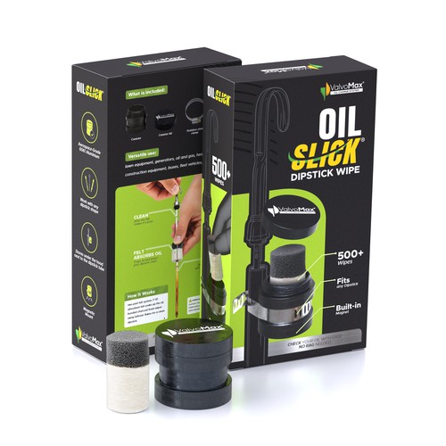 Packaging for Automotive Dipstick Wipe Tool