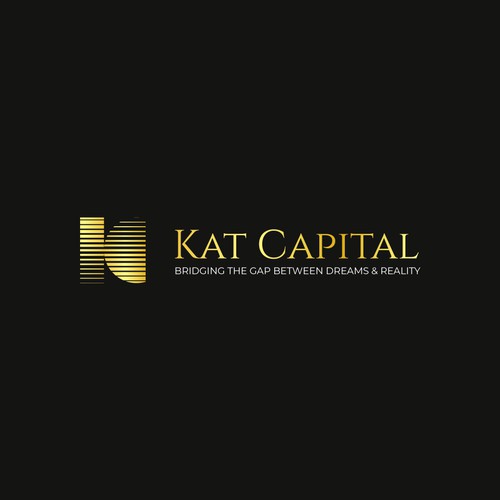 An abstract and minimal logo concept for financial business