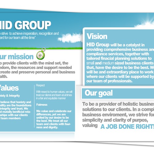 Help HID Group with a new poster design