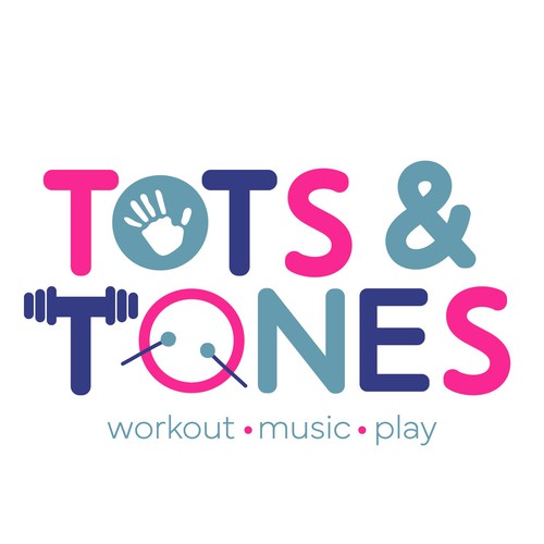 Playful logo for a toddler class