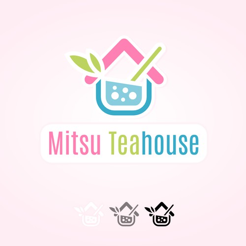 Logo for boba tea shop