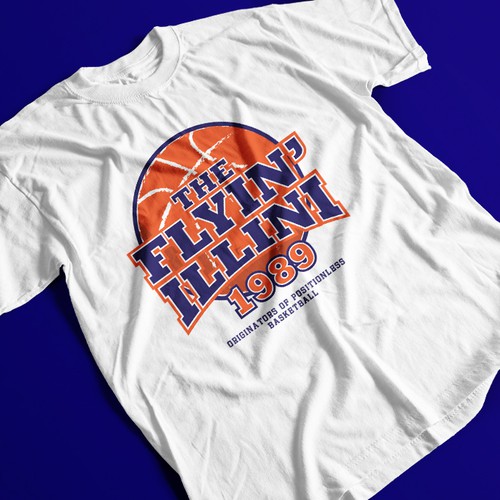 Tshirt design of basketball fans