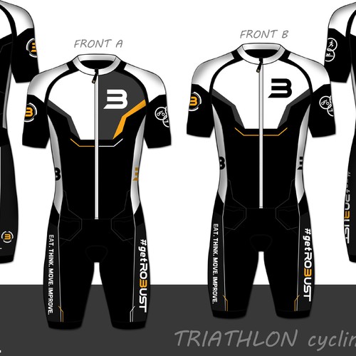 Triathlon cycling suit