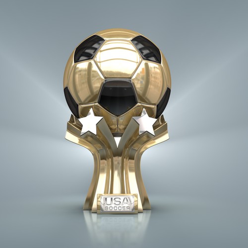 USA Soccer Trophy Design