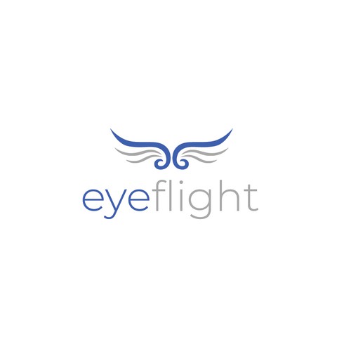 Elegant logo for eyeflight