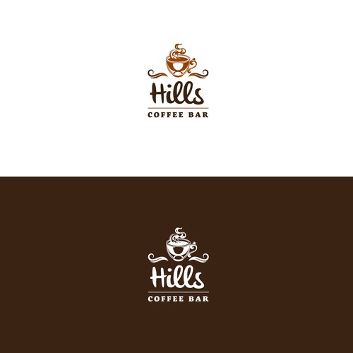 Logo for "Hills Coffee Bar"