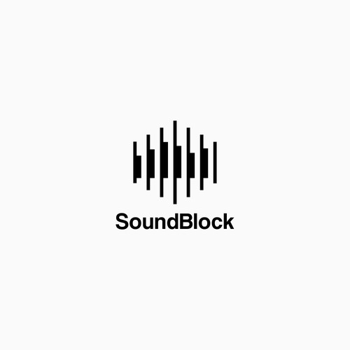 Sound Block Logo Design