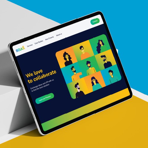 Playful branding for a modern tech company