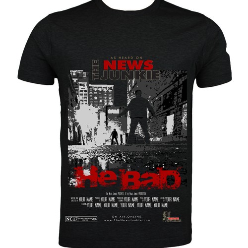 Post-Apocalyptic Movie Poster-Style T-Shirt For The News Junkie