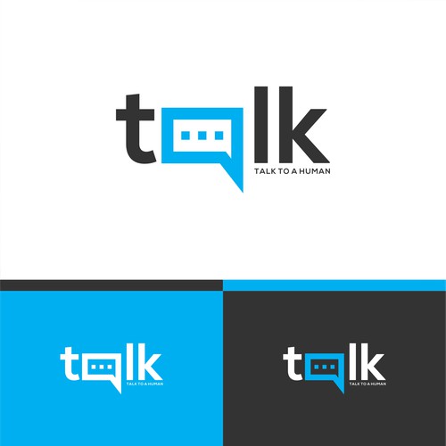 Simple Powerful Beautiful Logo - TalkToaHuman.com