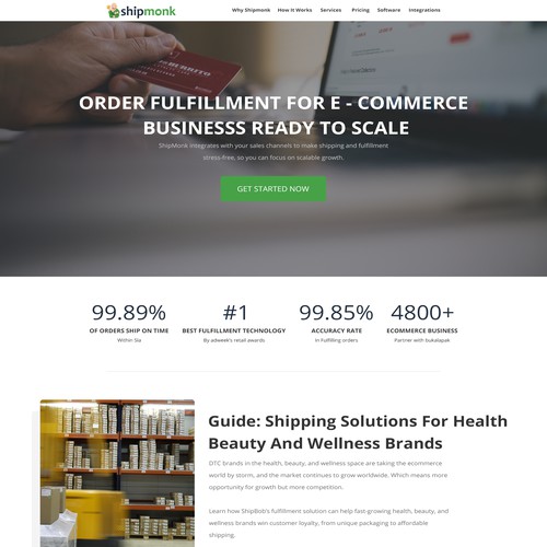 ShipMerch - A fulfillment company that offers shipping services for e-commerce brands