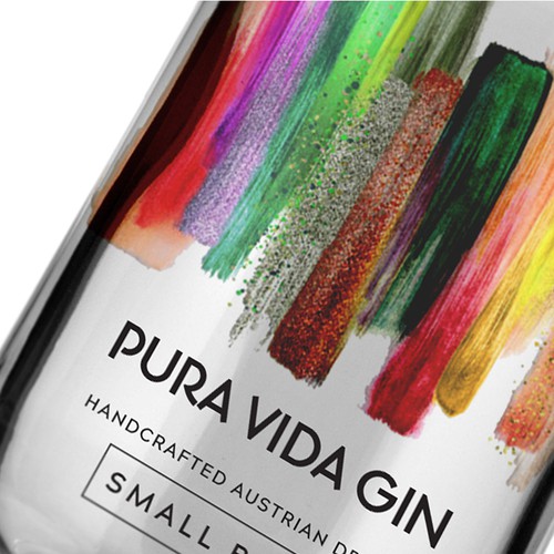 Vodka label