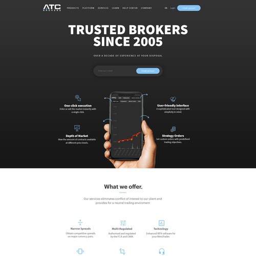 Homepage Slider for ATC Brokers