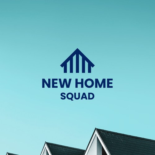 Simple, clear logo for new build house sales