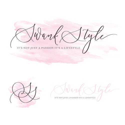 Sweet, elegant, and feminine logo concept for a makeup artist