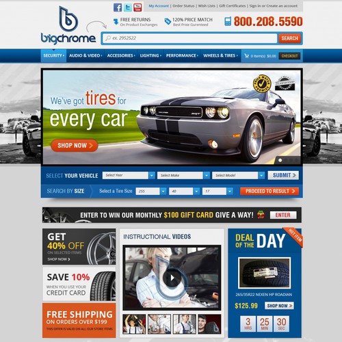 New website design wanted for Bigchrome