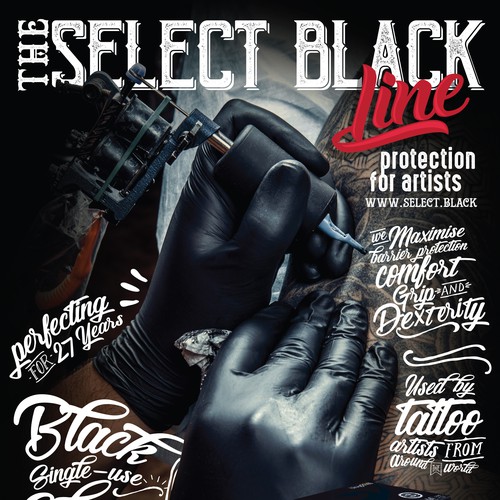 Select Black Magazine Ad Design