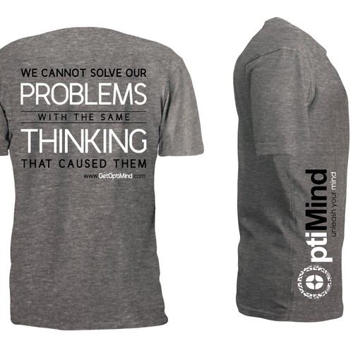 This nerd has style! Create a crisp, clean, smart shirt for OptiMindsubscribers