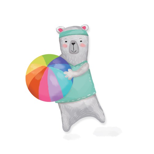 Illustration - bear for kids