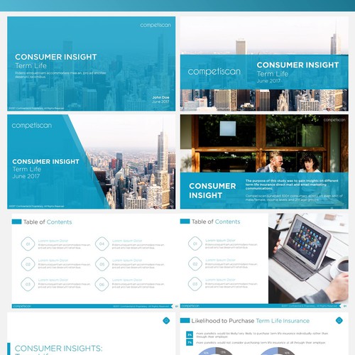 Powerpoint template for competiscan